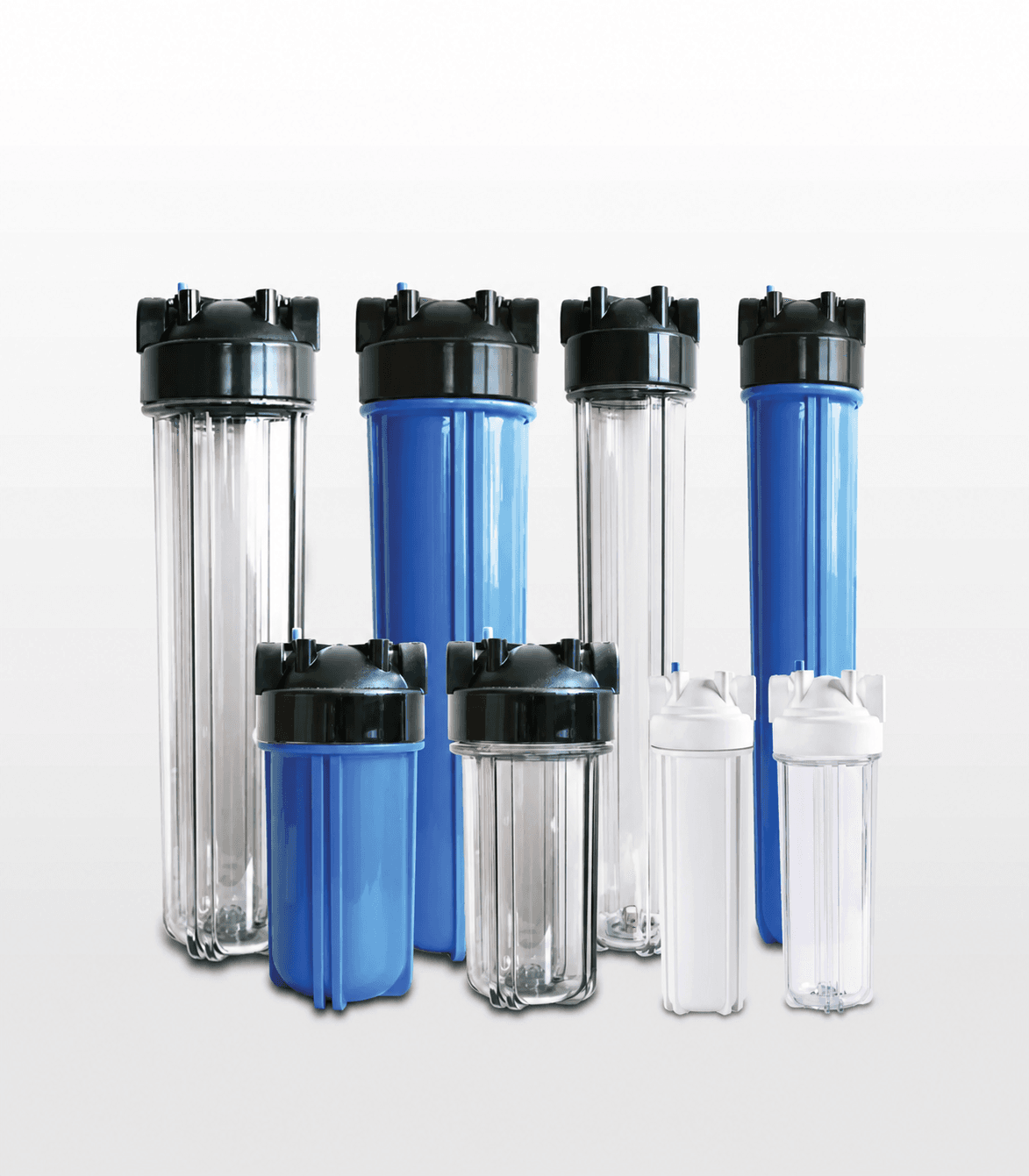 Water Filter Housings Selection available from Aqua Crystal UAE