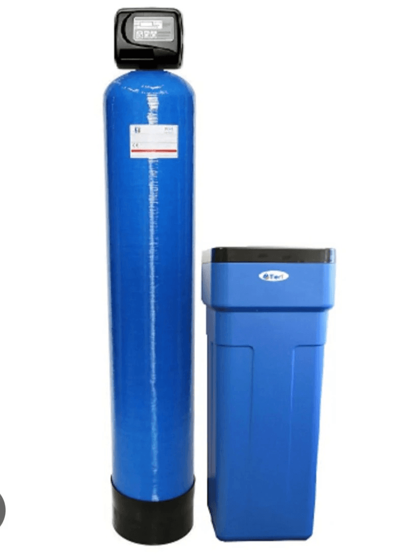 Water Softener with Digital Control Head and Brine Tank available from Aqua Crystal UAE