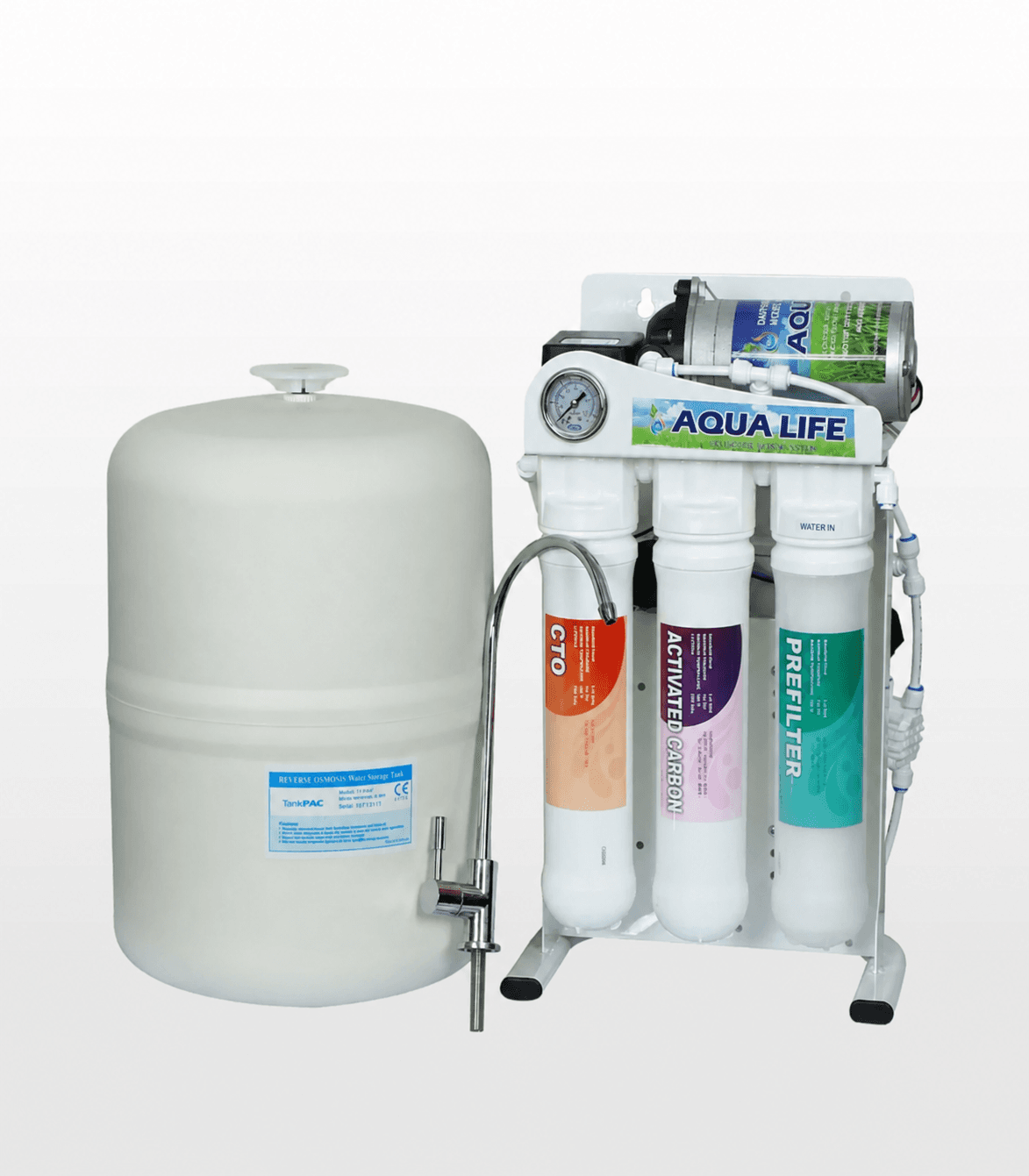 Slim Inline Reverse Osmosis Water Purifier available from Aqua Crystal UAE